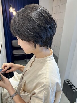 レトン 銀座(leton) ウルフ気味ショート/ショートレイヤー/マッシュショート/黒髪