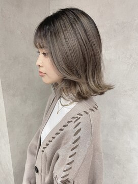 サニー 渋谷(SUNNY) バレイヤージュ、ハイライト、ショコラベージュ、グレージュ