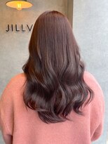 ナンバー ジルバ 立川 (N° jillva) 丸型卵形韓国顔まわりエアリーロング美髪ピンクブラウン立川