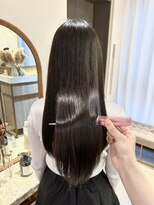 アンド ラ ブランシュ(&.La Blanche) 顔型別ヘアスタイル特集/ピンクブラウン/エアリーロング/