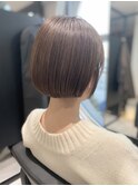 首元スッキリ♪ハイトーンミニボブ
