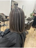 グレージュベースコントラスハイライト
