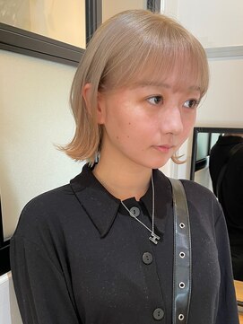 ウィーブス セタガヤ(weaves -SETAGAYA-) イメチェン×こなれミディ×ホワイトブロンド