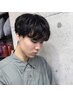 【メンズ限定】韓国人風シャドウパーマ+カット+バブルスパ