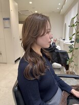 ノーレン 銀座(NOREN)&nbsp;くびれヘア/くすみベージュ/顔まわりカット/銀座