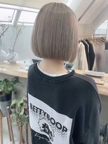 ロンドミラー 博多店(Lond Mirror)&nbsp;イメチェンショート外はねボブ美髪ブルーブラックワイドバング