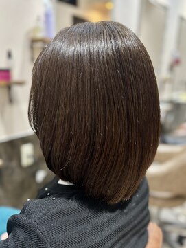 トウカ 船橋駅前店(TOUKA) ミディアムボブ/大人ボブ/髪質改善システムTR［船橋/船橋駅/］