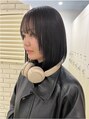 ギグス 栄店(gigs)&nbsp;自然に収まるボブ。バランスを大事にしています。栄/髪質改善