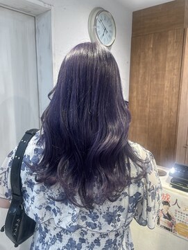 アジールヘア 池袋東口店(agir hair) ブリーチダブルカラー/パープルカラー/ブリーチ/池袋/池袋東口
