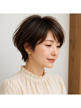 スープレックス ヘアーデザイン(SOUPREX HAIR DESIGN) ミセス美フォルムショートボブ 20代 30代 40代 50代 60代