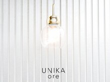 ユニカ オレ(UNIKA ore)の雰囲気(岩壁×ゴールド×グレージュ)