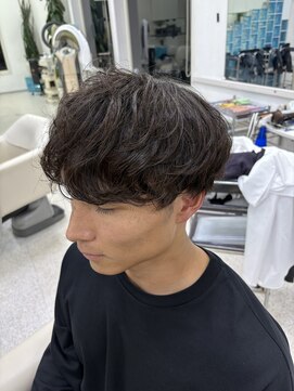 ログ バイ ハッシュタグ フリー(LOG by#Free) クセ毛風シャドウパーマ