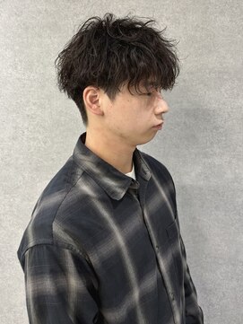 リオールバイニアウ(RE:ALL by Niau) メンズマッシュ波巻きスパイラルパーマツイストスパイラルパーマ