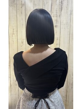 切りっぱなしボブ
