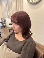 ヘアードレス ル レーヴ(hair dress Le reve)&nbsp;ピンクブラウンカラー