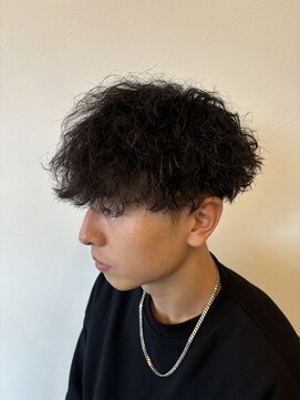 ヘアーアトリエルキナ(hair atelier LUCINA) 波巻きパーマメンズパーマメンズカット
