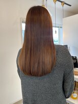 ミルヘアデザイン(mil hair design) グレージュ 艶髪 髪質改善 ブリーチ ピンクベージュ 韓国風