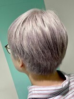 マティーナ ヘアー 池袋(Matina hair)&nbsp;【ショートスタイル×シルバーカラー】池袋駅/ブリーチ
