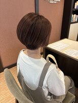 ジャパン ホンテン(JAPAN HONTEN) 艶が出るブラウンカラーショートボブ