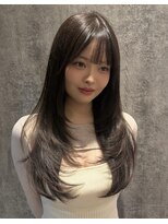 フォーカス 柏店(FOCUS) レイヤーカット/オリーブグレージュ/柏