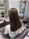 オリーブブラウン髪質改善/縮毛矯正/白髪ぼかし