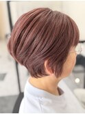 白髪ぼかしショート
