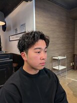 ワンワンオー バーバーショップ 博多店(@110 BARBER SHOP)&nbsp;ツーブロックショートカルマヘアスリックバックジェットフェード