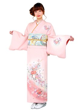 ゲッカビジン(GEKKABIJIN) レンタル訪問着AS69 35000円《東京着物レンタル六本木月下美人》