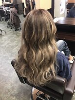 ヒスヘアー クリエイティブスペース(hys hair creative space by lauto)&nbsp;バレイヤージュミルクティーグラデーション