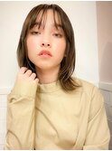 ナチュラル★くびれレイヤー切りっぱなしボブ