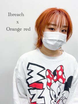 エクラヘア(ECLAT HAIR) 【長岡】【ECLAT】オレンジレッド