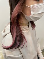 ノチ(Noci)&nbsp;【和田寧々】インナーカラー/ピンク/ピンクブラウン