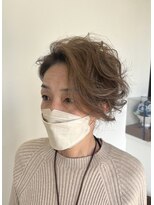 ヘアアンドリラクゼーション ジン(Jinn) 【夏木マリ風】パーマヘア