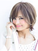 20代30代40代大人可愛い小顔ショート