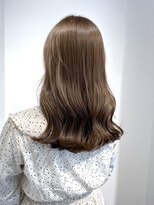 クアトログランシュ 水戸店(QUATRO×GranCieux) ブリーチ無し×ミルクティーカラー【水戸/ブリーチ無/カラー】