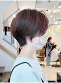 大人可愛い束感　耳掛けひし形ハンサムショートボブ【近藤】横浜