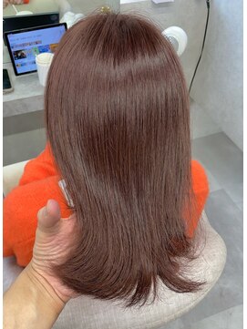 ランド 千葉(land) ピンクブラウン イルミナカラー 酸性ストレート