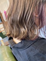 シュクルヘアー(Sucre Hair)&nbsp;フルハイライト＊くすみパープルとグレージュ