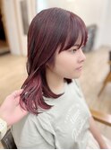 インナーカラーイヤリングカラー×美髪ボブ[横浜/東神奈川]