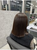 切りっぱなしボブ