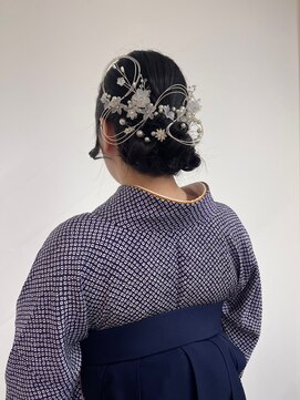 ベルクープス 天王寺店(Belle Coupes) 【BelleCoupes】卒業式 袴着物ヘアアレンジ