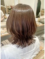 ブリッジ バイ ネオリーブ 綱島店(bridge by neolive)&nbsp;日吉/綱島　チェリーブラウンミニウルフデジタルパーマ