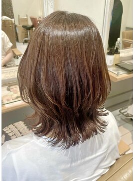 ブリッジ バイ ネオリーブ 綱島店(bridge by neolive) 日吉/綱島　チェリーブラウンミニウルフデジタルパーマ