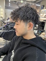 フラッグヘア 新宮店(Flag HAIR)&nbsp;メンズパーマツイストパーマツイストスパイラルパーマ刈り上げ