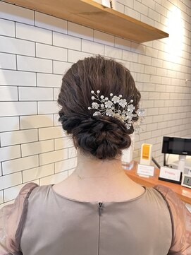 オーブ ヘアー リリー 博多2号店(AUBE HAIR lily) 結婚式アップスタイル♪♪