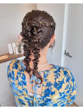 リブヘア(LiB hair) ポニーツインアレンジ♪