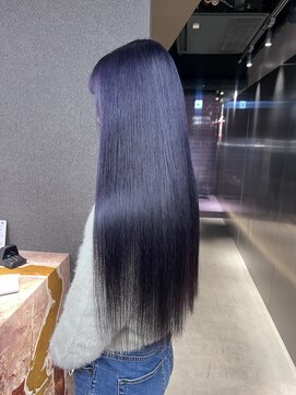 ペレ 栄店(PELE) デザインカラー/レイヤーカット/ウェットヘア/オリーブベージュ