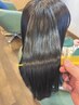 【髪の内部補修/色モチ〇】髪質改善プレミアム艶カラーエステ ※カットなし