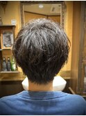 ナチュラルパーマ　ニュアンスパーマ　メンズマッシュ　池袋