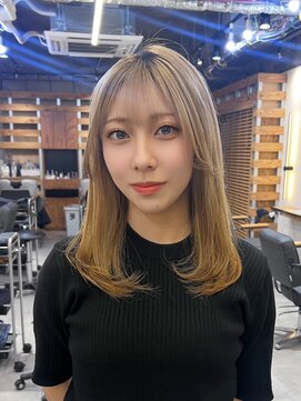 イオエ 梅田(ioe) ダブルカラー/大人ボブ/黒髪スタイル/髪質改善/縮毛矯正